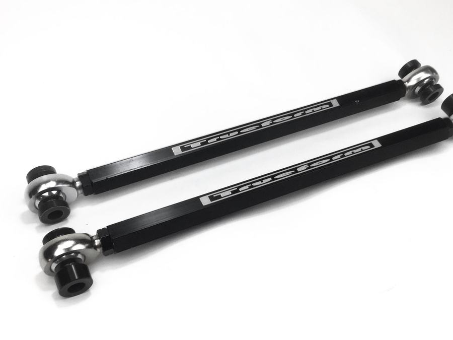 Machined link assemblies with precision rod ends