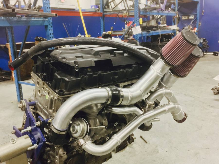 Assembly work in progress on the shop floor